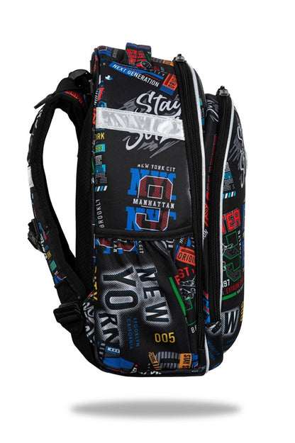 Kuprinė CoolPack Big City, juoda/įvairių spalvų