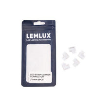 CONNECTOR CORNER LEMLUX LED STRIP 10MM 5PCS
