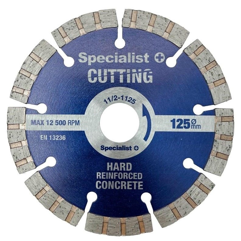 Deimantinis diskas Specialist+ Premium, 125mm x 22mm x 10mm