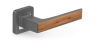 Klamka do drzwi wewnętrznych Metal-Bud Graphite DECO, szara