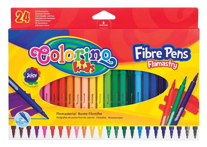 Flomasteriai Colorino 14625PTR/1, vienpusiai, 24 vnt.