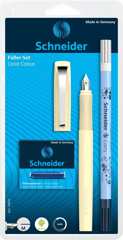 Fountain pen Schneider Ceod 74870, assorted colours, 8 pcs.