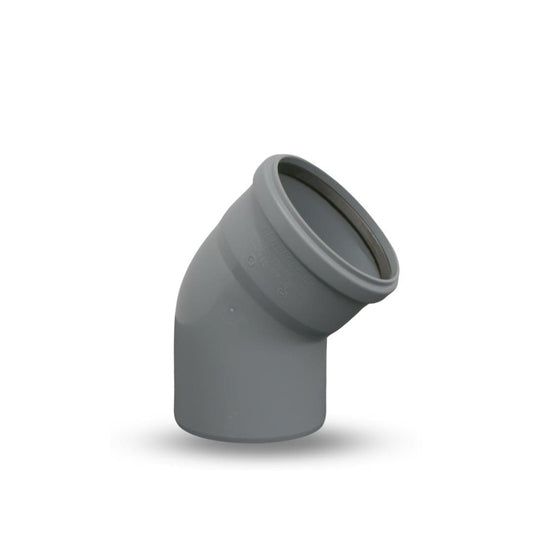 Vidaus kanalizacijos alkūnė , Ø 110 mm, 45°