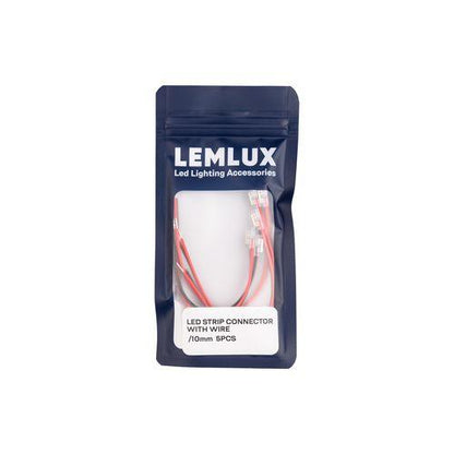 JUNGTIS LEMLUX LED JUOSTOS 15CM LAIDU 10MM 5VNT