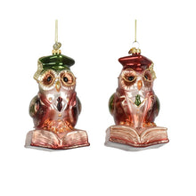 Eglutės žaisliukas Decoris Owl, įvairių spalvų, stiklas