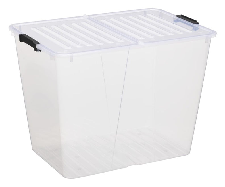 Storage box with lid Plast Team, 65l, 56.7x39.6x41.7cm
