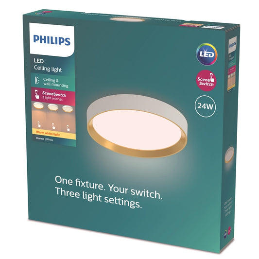 Šviestuvas lubų Philips 929004116001, 24 W, LED, 2700 °K