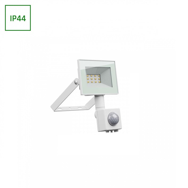 NAŚWIETLACZ ZEWNĘTRZNY LED Z CZUJNIKIEM RUCHU 10W 230V NW IP44