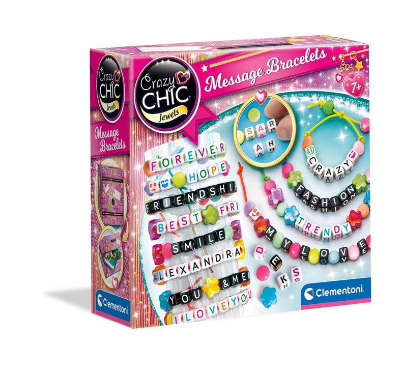Apyrankių gaminimo rinkinys Clementoni Message Bracelets