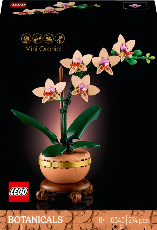 LEGO® Botanical Collection Mini orchidėja 10343, 274 vnt.