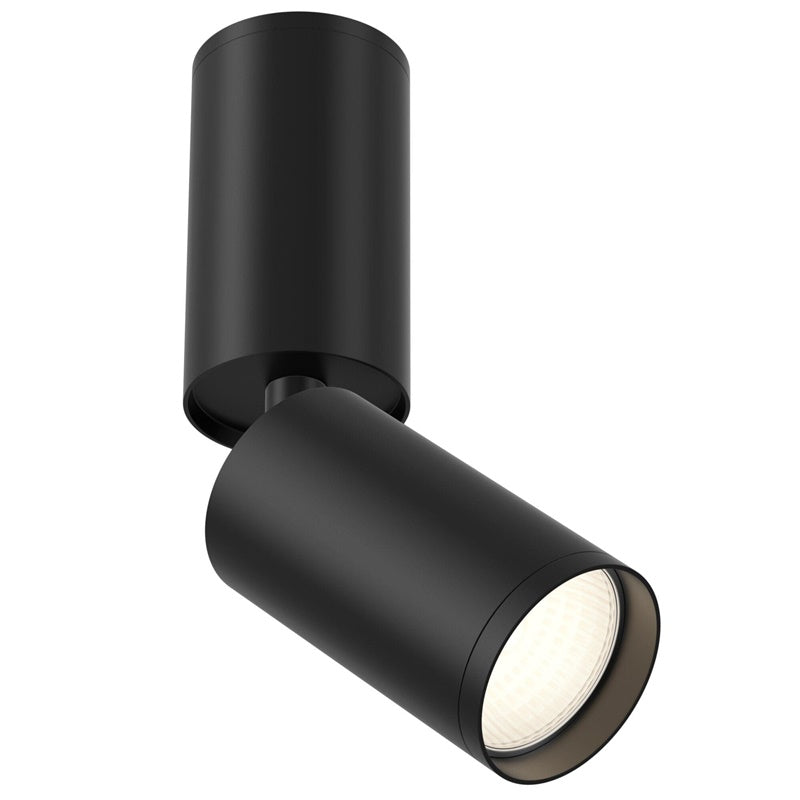 Ceiling light Maytoni Focus S, GU10, 10 W, black