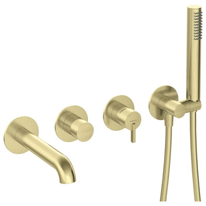 Bathroom faucet Deante Silia BQS_R18P, gold