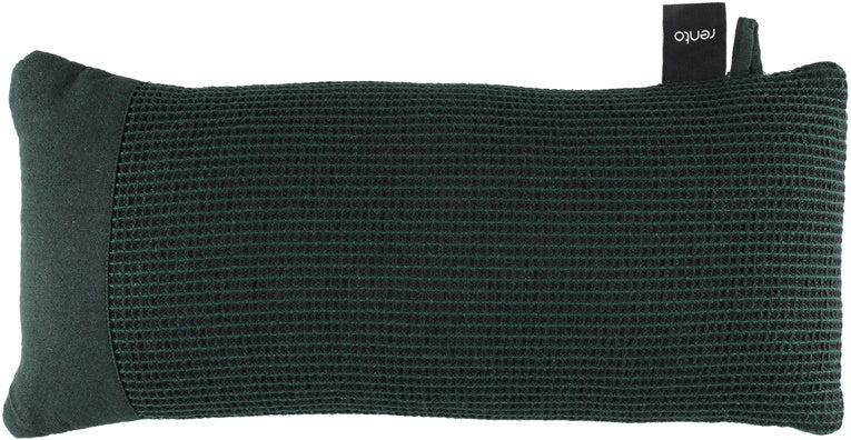 Pirties pagalvė Rento 50 x 22 cm, juoda/tamsiai žalia