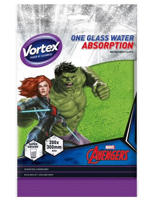 Šluostė Vortex Shaggy Monster, geltona, virtuvei