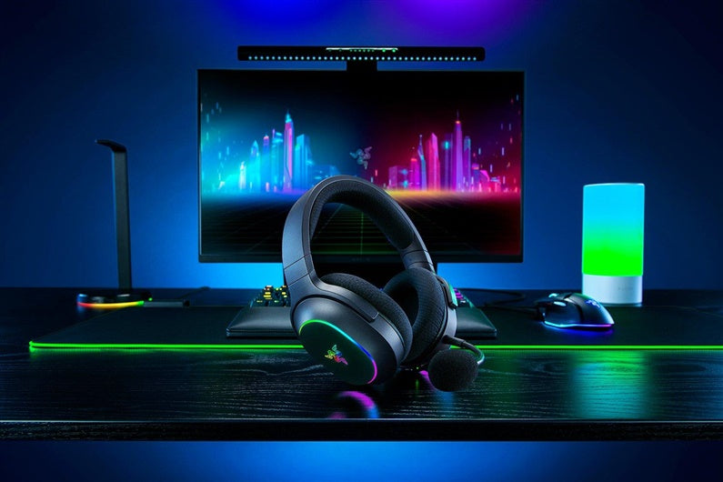 Belaidės žaidimų ausinės Razer Barracuda X Chroma, juodos