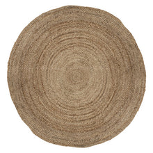 Atmosphera Jute Rug 181000, beige brown, D120 cm