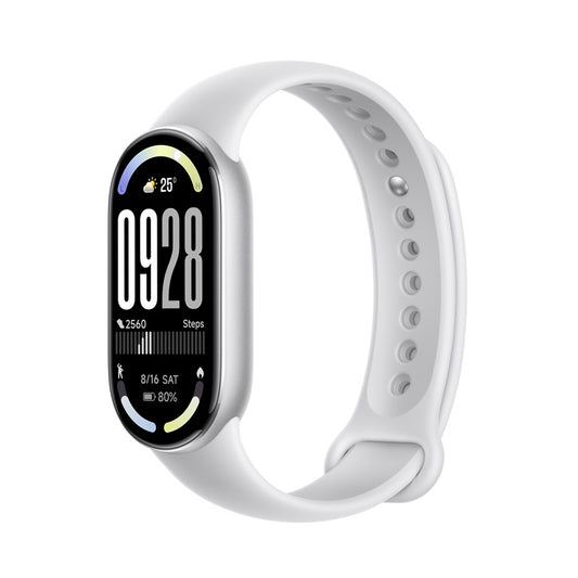 PASEK SMART XIAOMI SMART BAND 10 SREBRNY