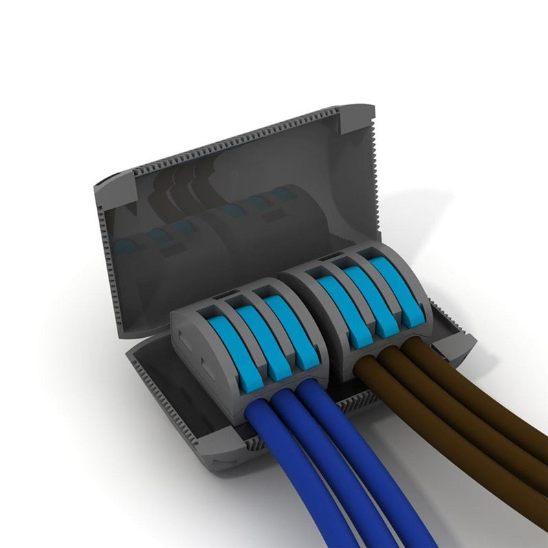 Puszka połączeniowa Etelec MINIBOX3 gel, 4-6 mm², szara