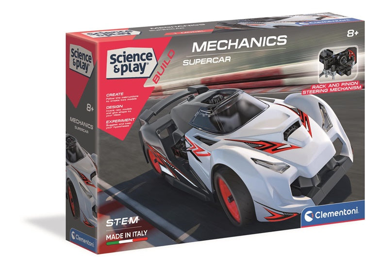 Constructor Clementoni Supercar 75057BL, plastic