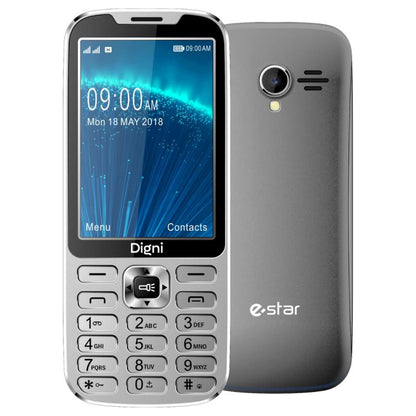 Mobilusis telefonas Estar Digni Call 4G, 64 MB, sidabro