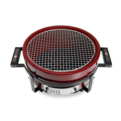 Grilis Kamado Bono Hibachi EVO ROUND, raudona, 54 cm