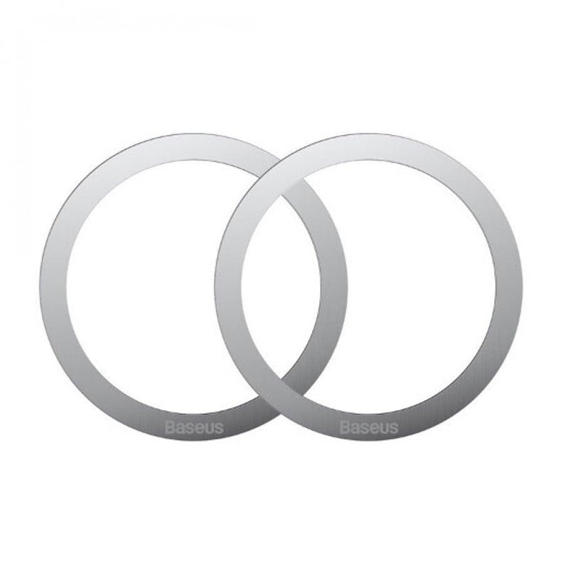 Metal ring for magnetic car holder Baseus silver