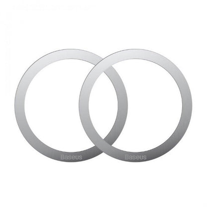 Metal ring for magnetic car holder Baseus silver