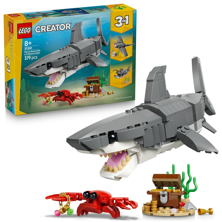 LEGO® Creator 3in1 Fierce Shark 31381 379pcs