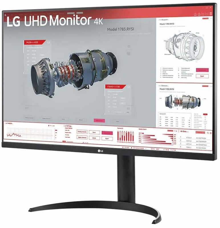 Monitor LG 32BR55UK-B, VA, 60 Hz, 4K UHD, 31.5"