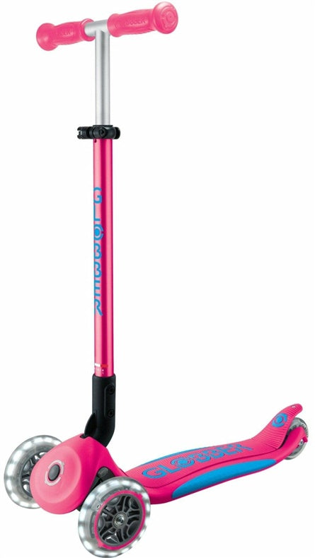 Vaikiškas paspirtukas Globber Primo Foldable Plus Lights