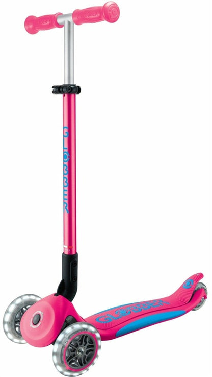 Vaikiškas paspirtukas Globber Primo Foldable Plus Lights