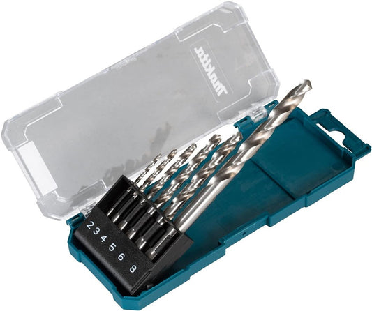 Metalo grąžtų rinkinys Makita D-75742 HSS-G, 6 vnt