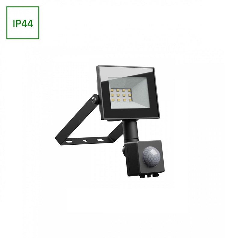 NAŚWIETLACZ ZEWNĘTRZNY LED Z CZUJNIKIEM RUCHU 10W 230V NW IP44