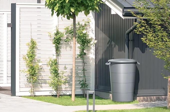 Kosz zewnętrzny Prosperplast IDSM80U-S411, czarny, 80 l