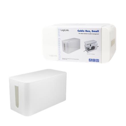 Cable Organizer Logilink Cable Box, 407 x 133.5 mm, white