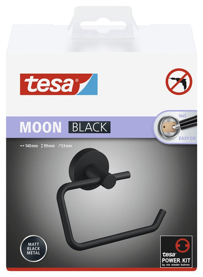 HOLDER TOILET PAPER TESA MOON 40560 BLACK