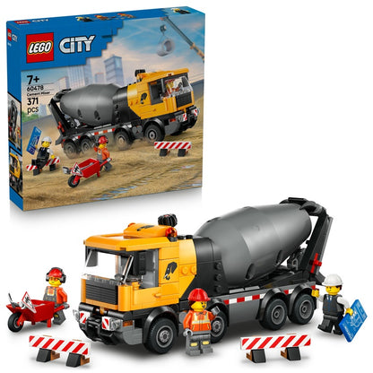LEGO® City Concrete Mixer Truck 60478, 371 pieces