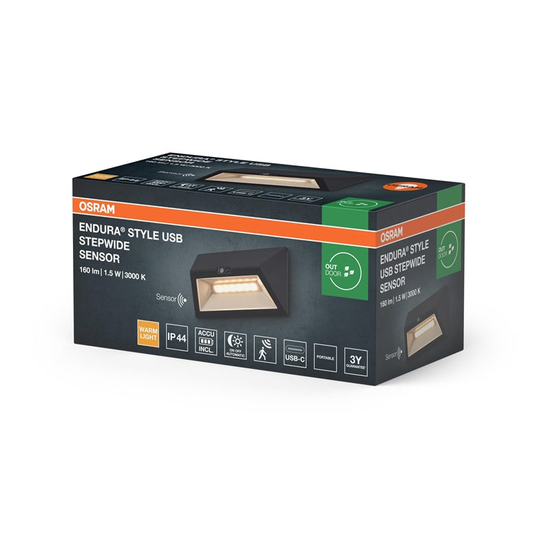 Oprawa zewnętrzna Endura LED 1.5W 3K 160lm IP44 Czujnik