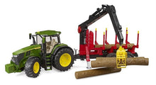 Bruder John Deere 7R 350 With Forest Trailer Set