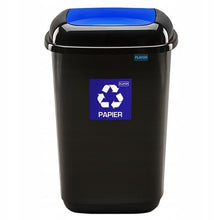 Waste bin Plafor, 28 l, blue/black