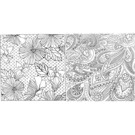 Coloring book Centrum mandalas, 12 sheets