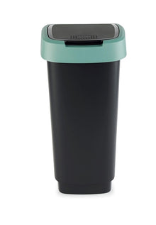 Rotho Twist Bin, Black/Dark Green, 25 L