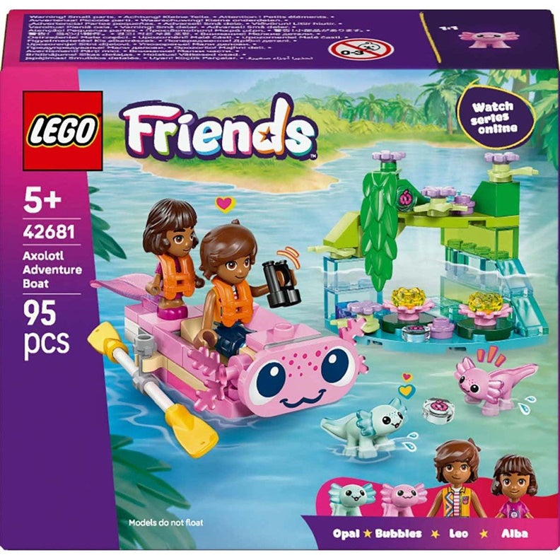 LEGO® Friends Axolotl Boat 42681, 95 pcs.
