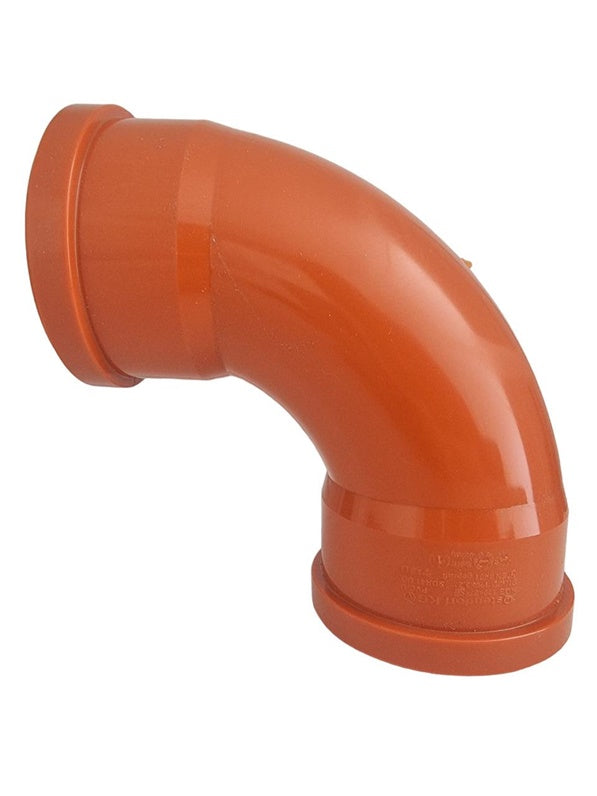 Dwuścienne kolano kanalizacyjne Magnaplast, Ø 110 mm, 87°