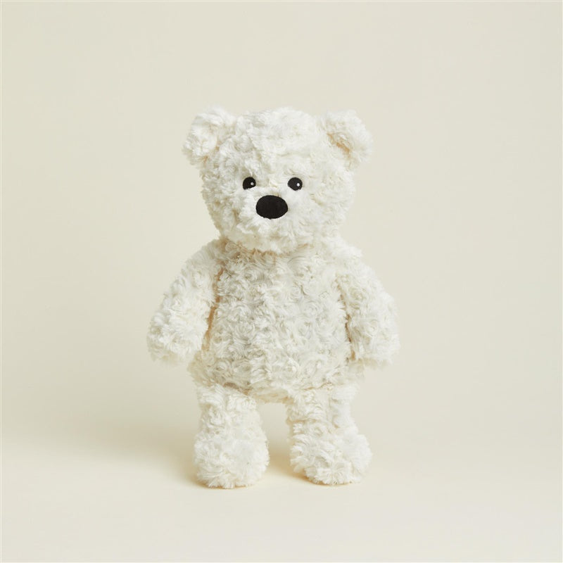 Pliušinis žaislas Warmies - Curly Bear, baltas, 33 cm