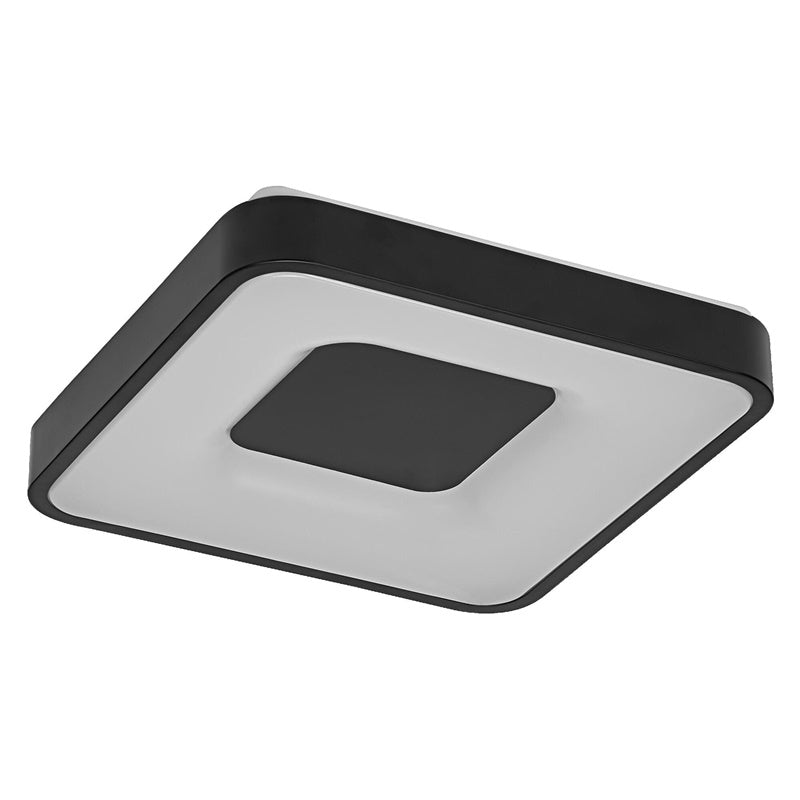 Lampa sufitowa Osram, LED, 24W, 3000K, 1450lm, Ø380, czarna