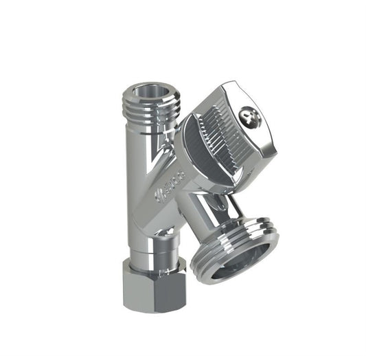 Zawór kątowy 280020, 1/2"x1/2"3/4"