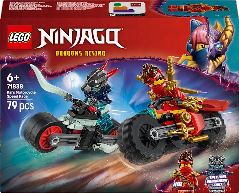 Konstruktorius LEGO® Kai's Motorcycle Speed Race 71838