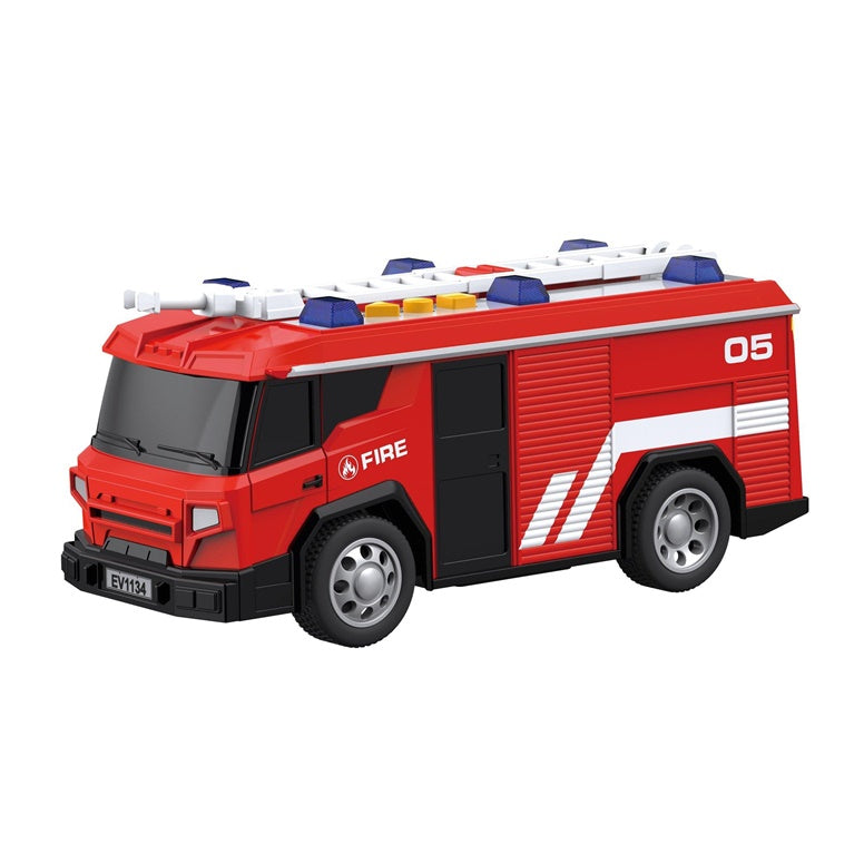 Toy Fire Truck Rescue Series 42-WY1134, red