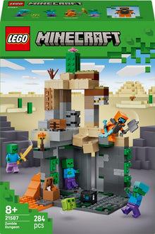 Klocki LEGO® Minecraft Loch Zombie 21587, 284 elementy